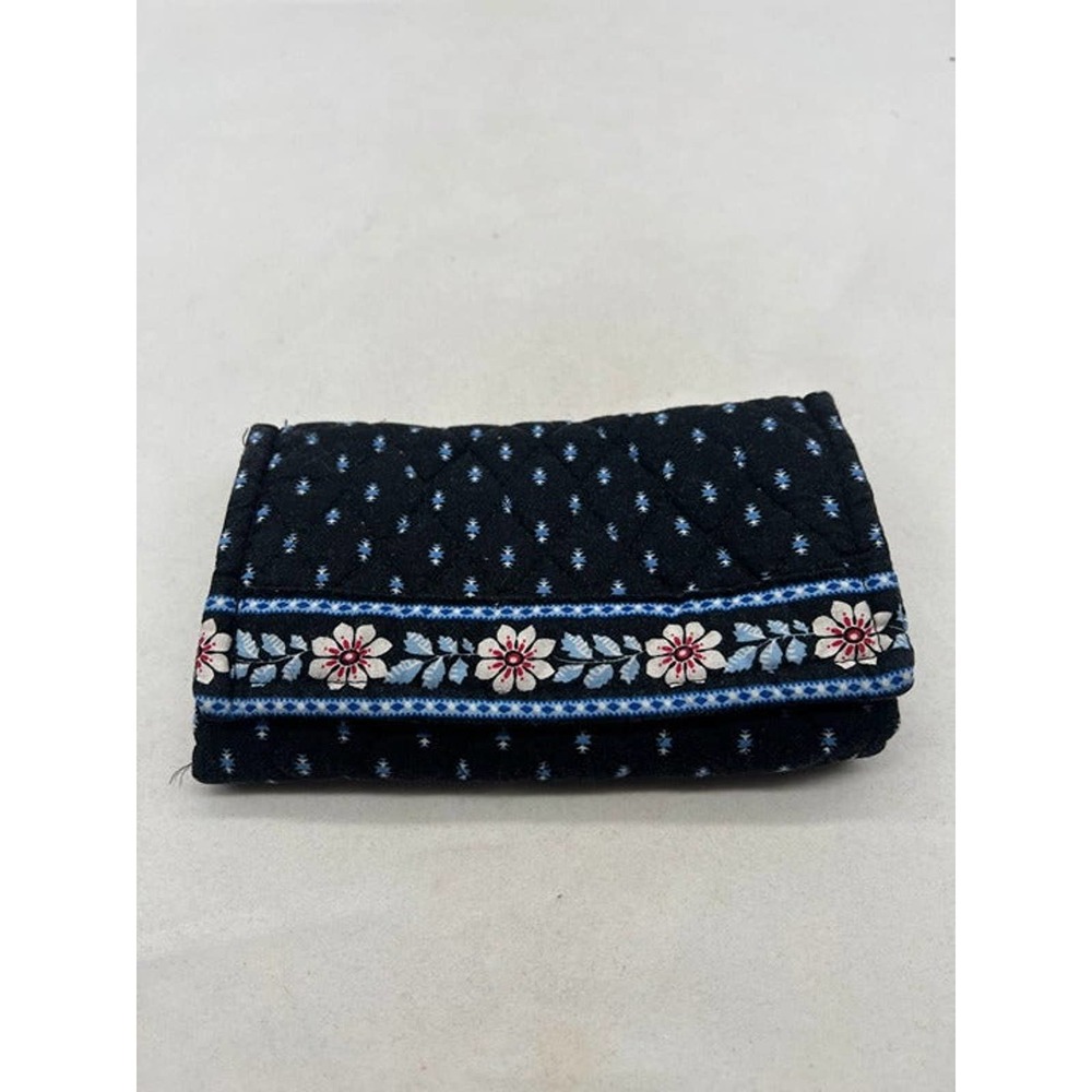 Vera Bradley TriFold Wallet In Fresh Country Floral Gem